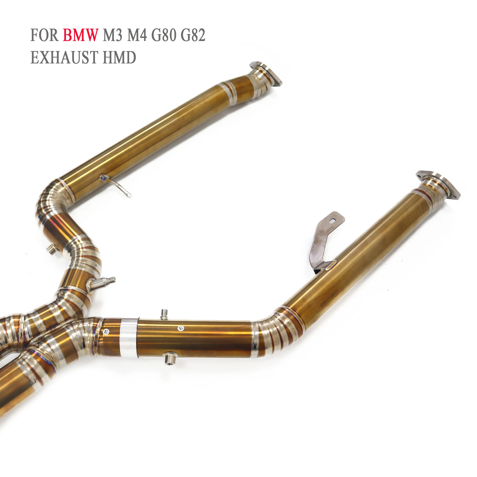 Титановая выхлопная система HMD Performance Catback для BMW M3 M4 G80 G82 3 0T глушитель с клапанами