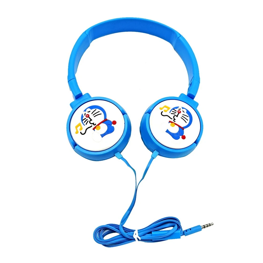 Детские проводные наушники KT-3156 Кот Doraemon |
