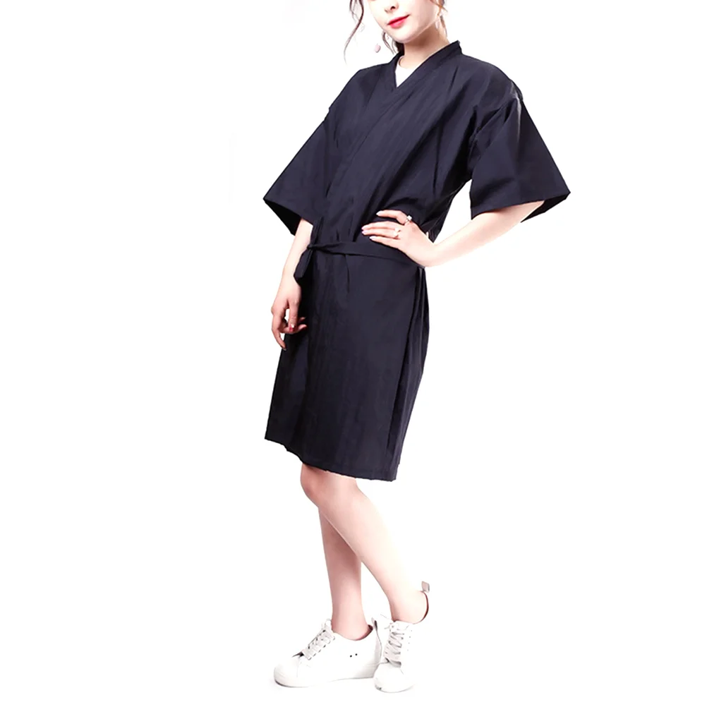 

Hair Cutting Apron Haircut Cover Salon Bathrobe Client Wrap Hair Cutting Gown Salon Client Gown Robes