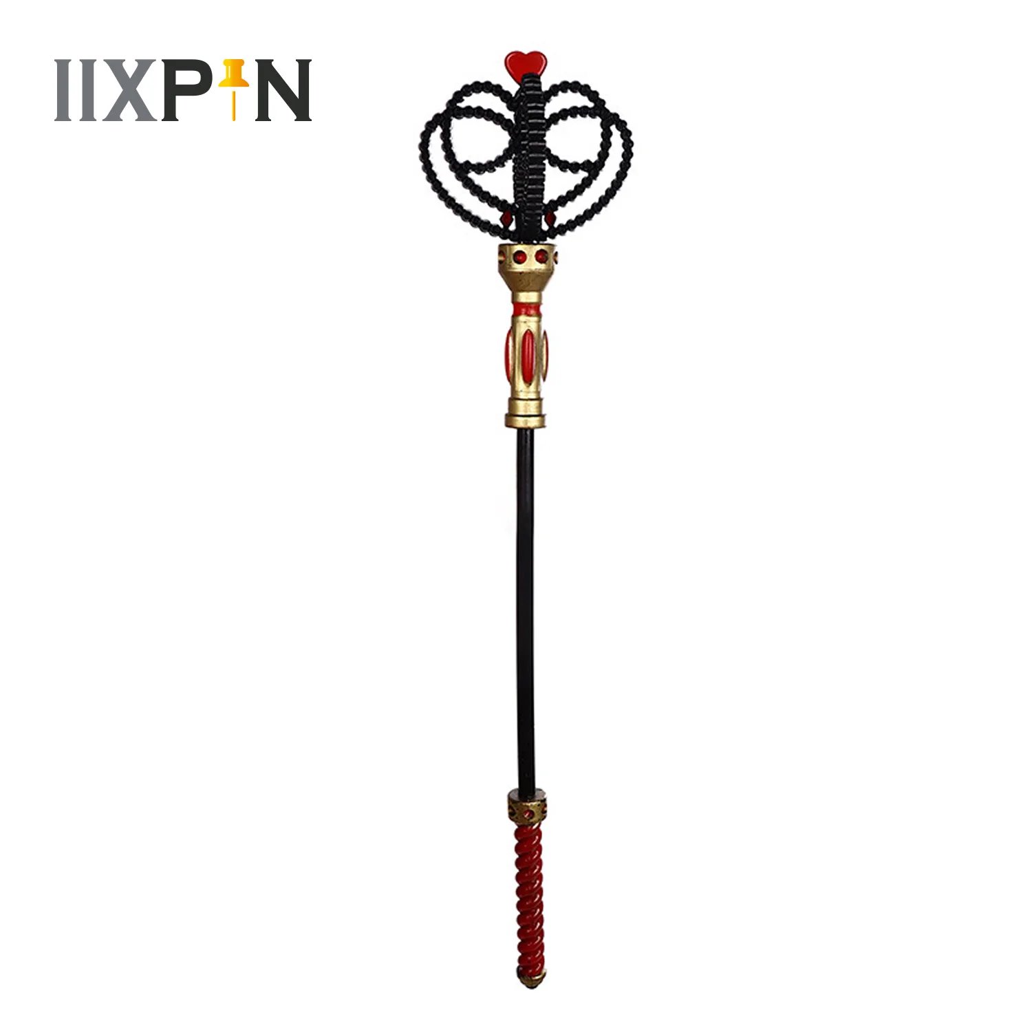 

King And Queen Scepter Carnival Masquerade Dance Performance Wands Prop Simulation Toy Magician Scepter