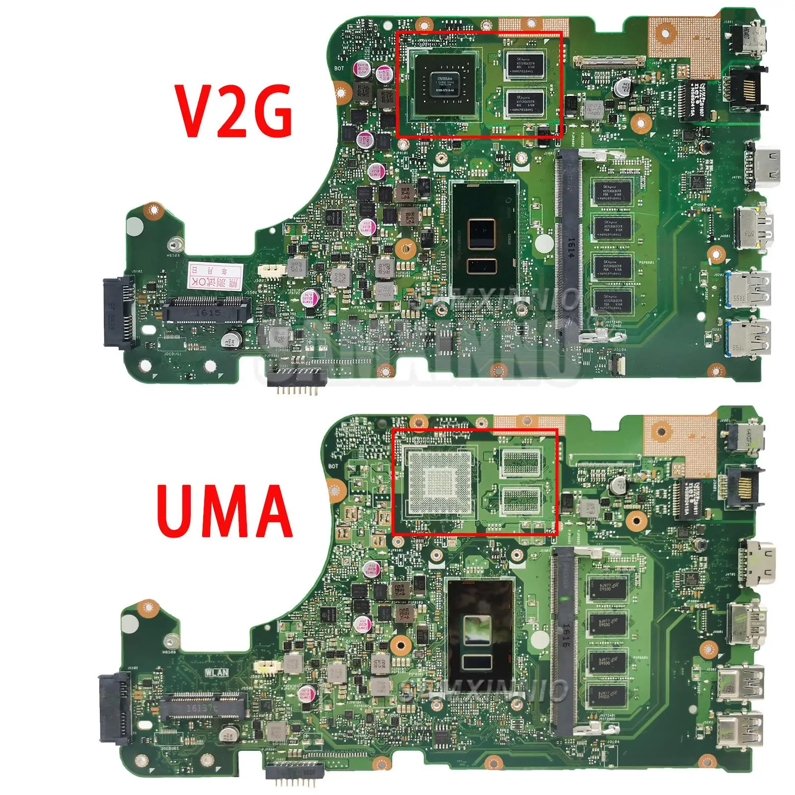 Рисунок 3 - Материнская плата X555UJ для ASUS