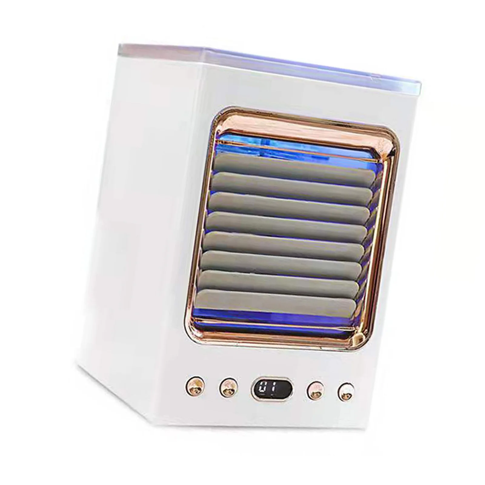 

Air Cooler Portable Air Conditioner Desktop USB Fast Cooling Mist Humidifier for Home Bedroom Classroom