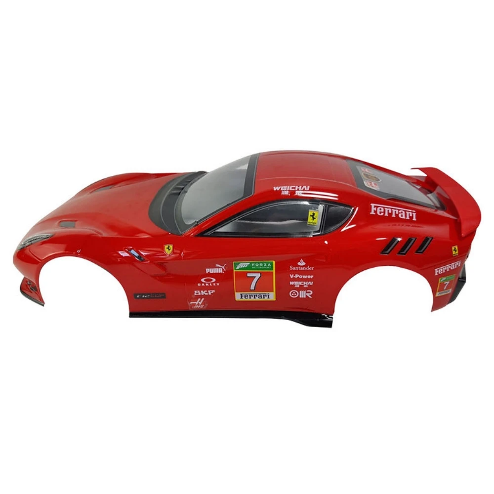 Корпус Ferari F12 Drift 1/10 190 мм подходит для шасси Tamiya TT01/TT02/XV01/XV02 колесная база 257-260