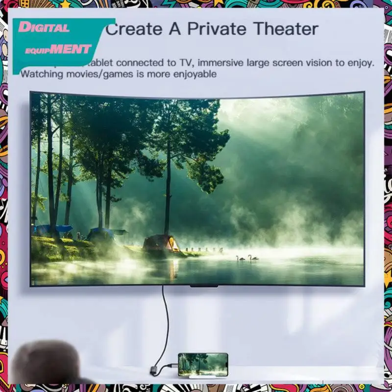 

Portable 8k@60hz Type C To Dp Adapter Durable Bidirectional Screen Projection Converter High-quality Minidp Female Adapter