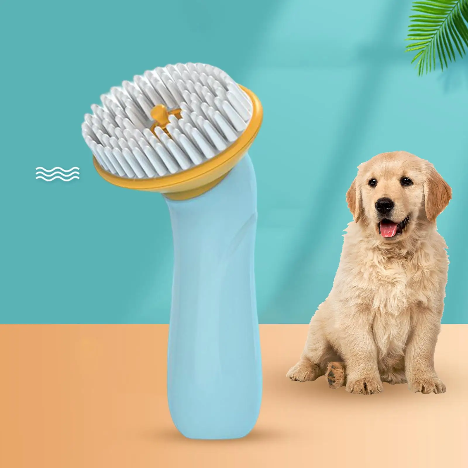 

Бриллиантовая расческа для кошек, короткая расческа для вычесывания волос, инструмент для купания