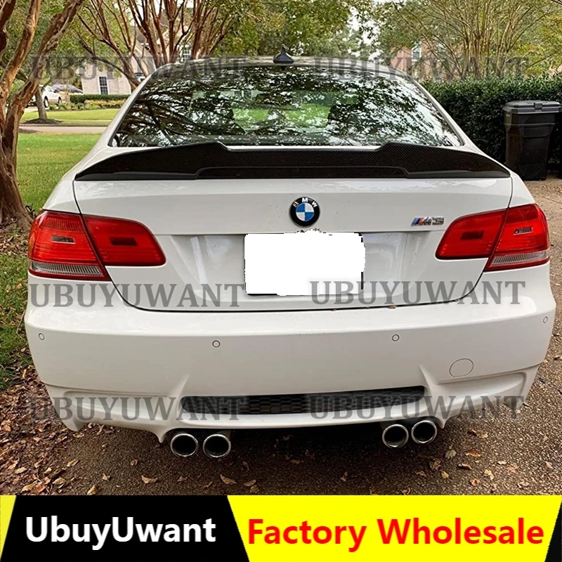 

For BMW E90 SERIES M3 PSM Style Spoiler 2006-2012 Car High Quality Carbon Fiber Material Rear Trunk Boot Wing Lip Spoiler