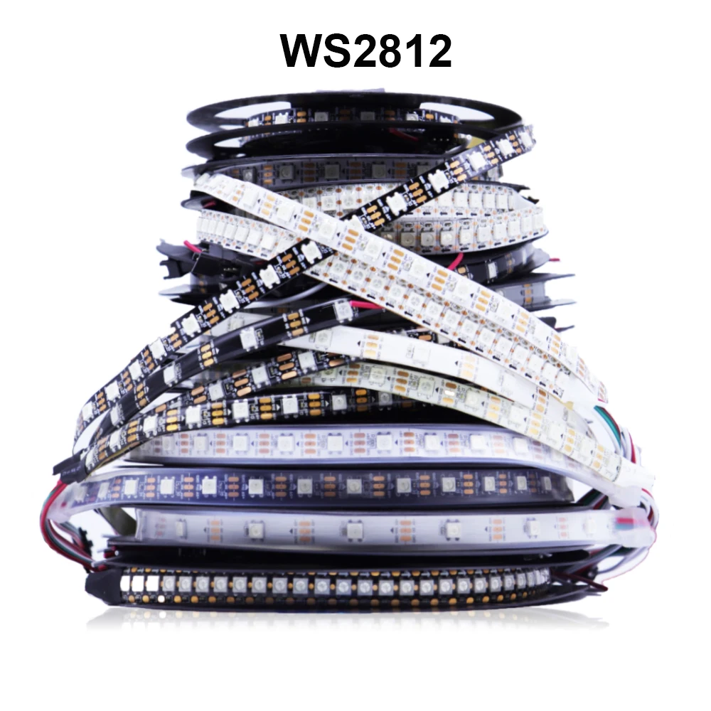 

RGB светодиодная лента TNALANT WS2812 30/60/144 пикселей DC5V/12V