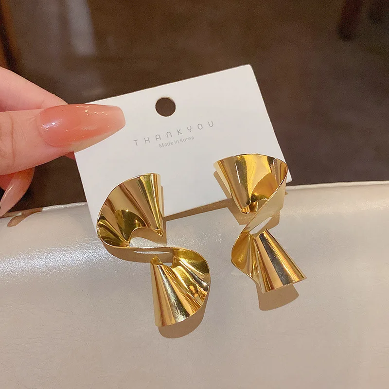 

Statement Geometric Earrings for Women Gold Earring Jewelry Metal Earing Fashion Jewelry Trendy Gift