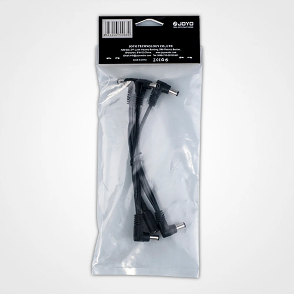 JOYO CM-24 5 in 1 Guitar Patch Cables 5.5mm PVC Copper Guitar Instrument Cable for Electric Guitar Overdrive Distortion Pedal