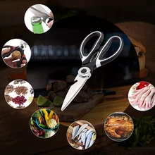 Multifunctional Kitchen Scissors Stainless Steel Cutting Knife For Fish Chicken Chef Device Gadget Tools Accessories Open Bottle