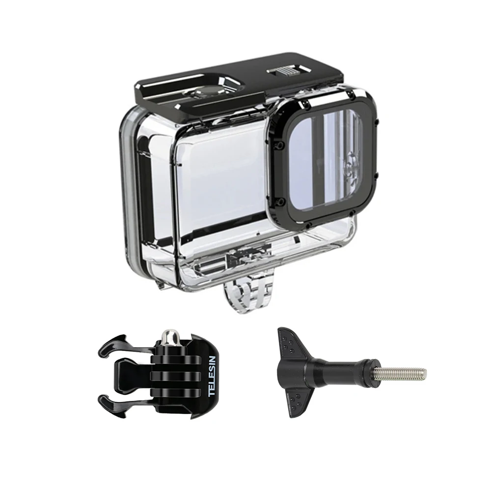 

60M Waterproof Diving Housing Case For GoPro Hero 11 10 9 Black Tempered Glass Protective Underwater Shell Case Box