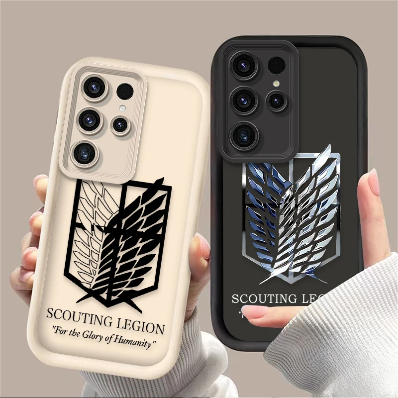 Фото Чехол Hot Attack On Titan Anime для Samsung Galaxy S23 S24 S25 Ultra S22 S21 Plus FE A56 A36 A26 A16 A06 A15 A25 A35 A55 5G Cover №2