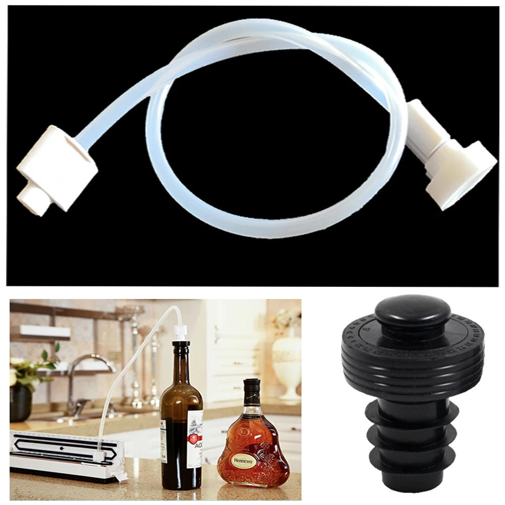 Vacuum Sealer Hose for Sous Vide Vacuum Plug of Wine Bottle Food Packing Vacuum Bags 15-20-25-30x500cm Rolls Kitchen Accessories