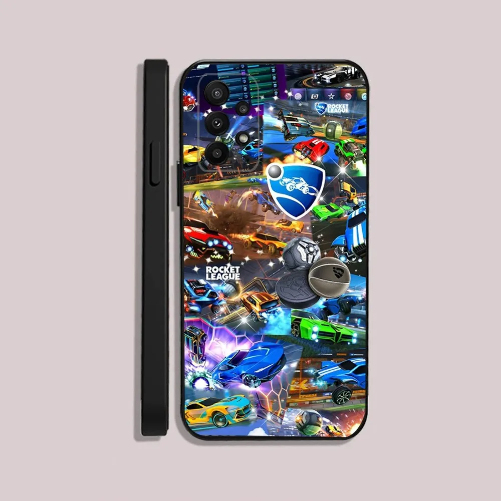 Чехол для телефона Game R-Rocket League Samsung S24 23 22 30 21 10 9 Ultra Plus Lite FE 5G черный мягкий чехол