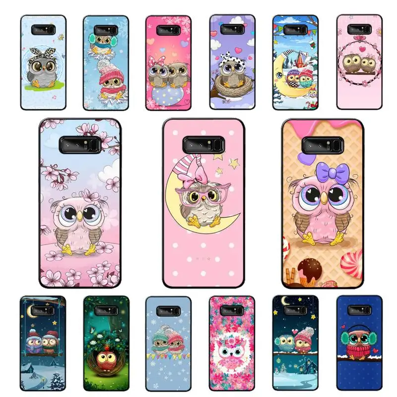 

MaiYaCa Cute Cartoon Owl Phone Case for Samsung Note 5 7 8 9 10 20 pro plus lite ultra A21 12 02