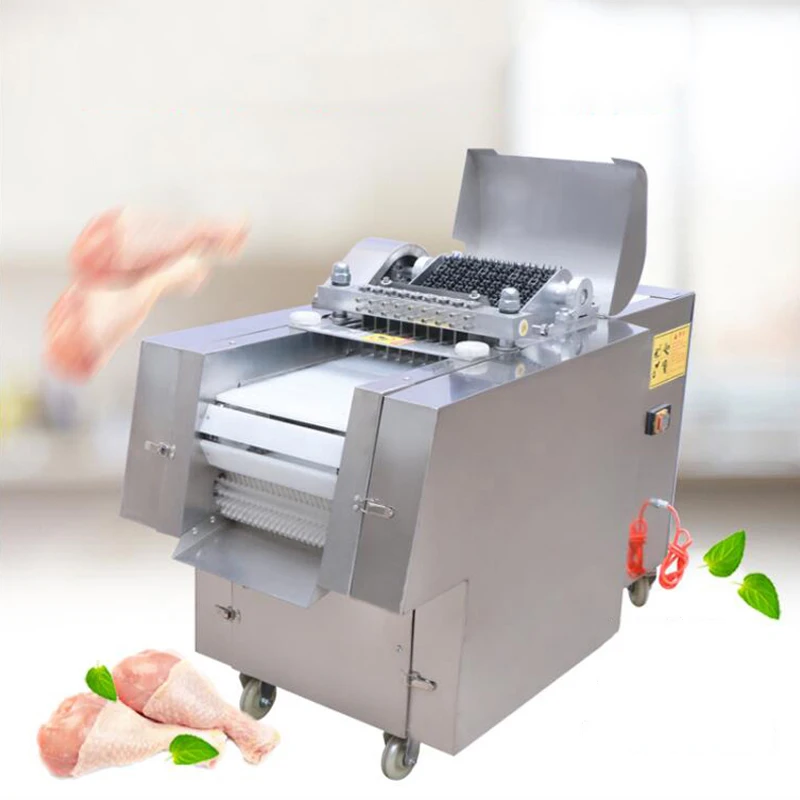 

Машина для резки свежей куриной груди и мяса, резак для кожуры из свинины, кубический резак для птицы, мяса, кости, резак, измельчитель, измельчитель