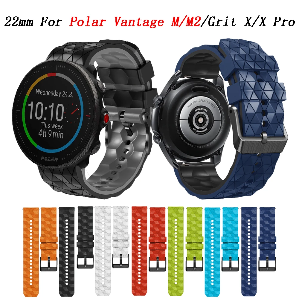 

Ремешок для часов Polar Vantage M/M2/Grit X Pro, силиконовый сменный Браслет для часов Suunto 9/5 PEAK, браслет Correa