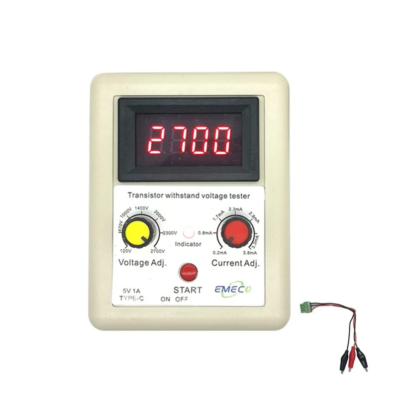 Тестер напряжения IGBT, 110-2600 в, цифровой вольтметр с МОП-триодом, портативный тестер выдерживаемого напряжения