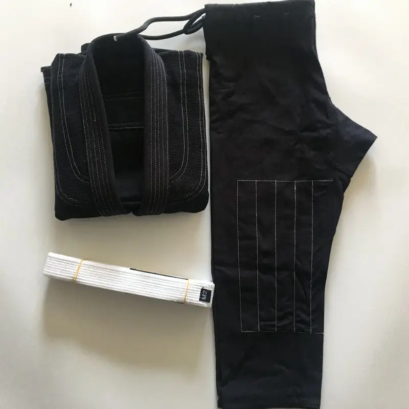 100% хлопок тренировочное снаряжение бразильский джиу-джитсу Gi для мужчин и женщин