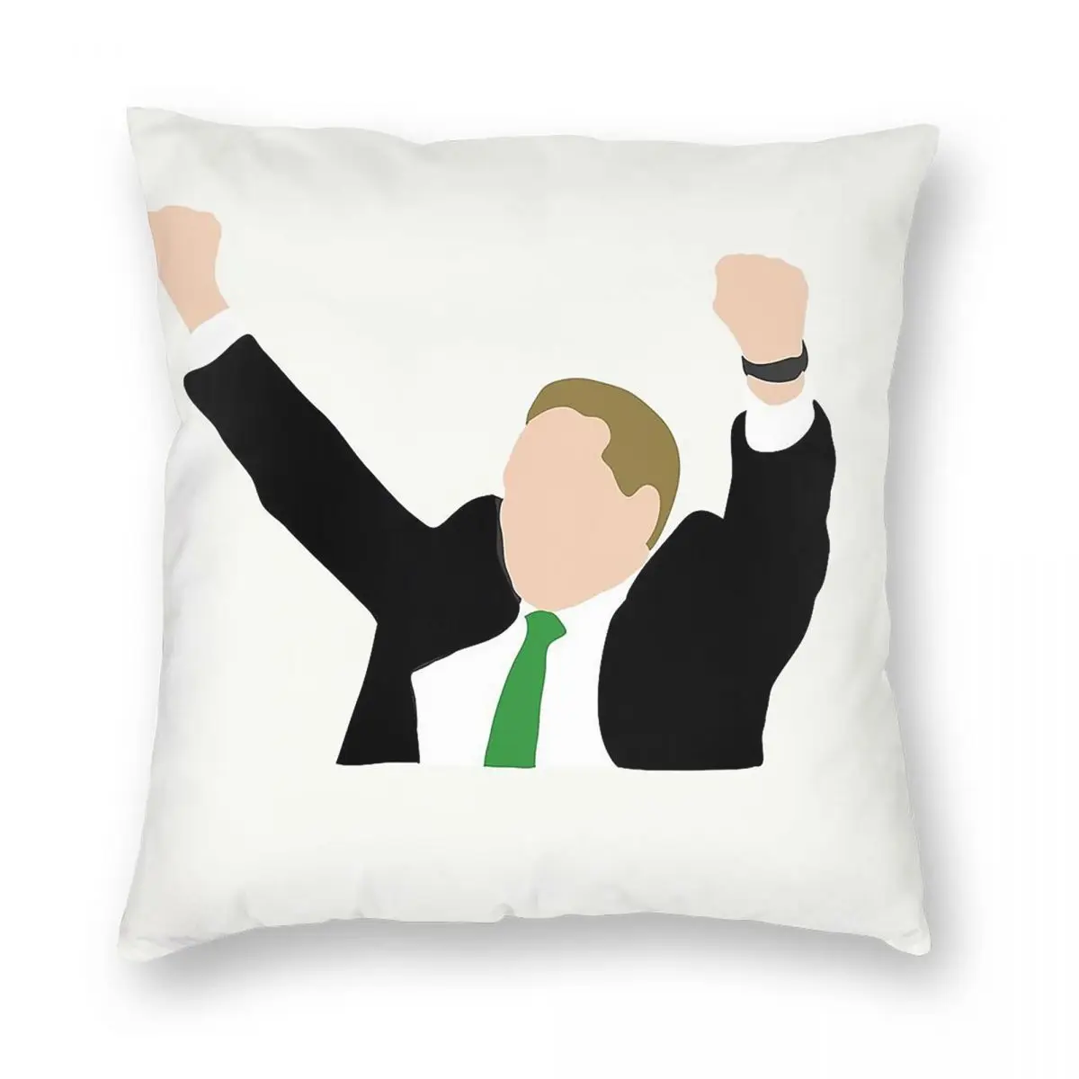 Фото Квадратная наволочка Tom Izzo Celebrating Win из полиэстера, льна и бархата с узором, на молнии, декоративная наволочка для дома, чехол для подушки №5