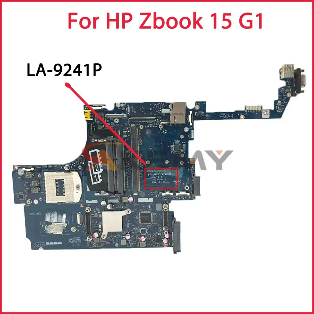 

FOR HP 15 G1 Laptop Motherboard LA-9241P 734303-001 734303-501 734303-601 QM86