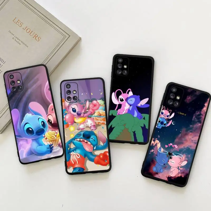 

Couple Angie And Stitch Phone Case For Samsung Galaxy A73 A53 A13 A03S A52 A72 A12 A81 A30 A32 A50 A80 A71 A51 A31 5G