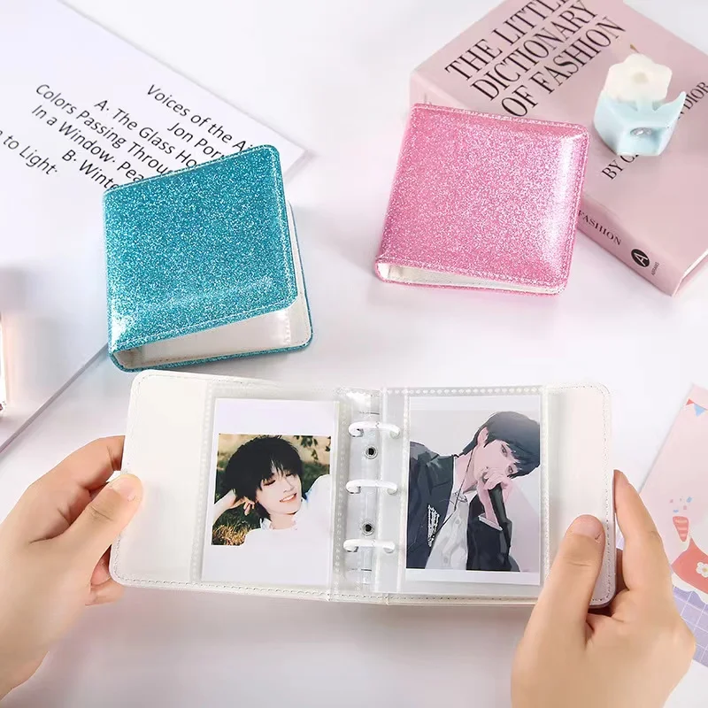 

Папка из ПУ кожи, 3 дюйма, Kpop Idol, для фотокарт