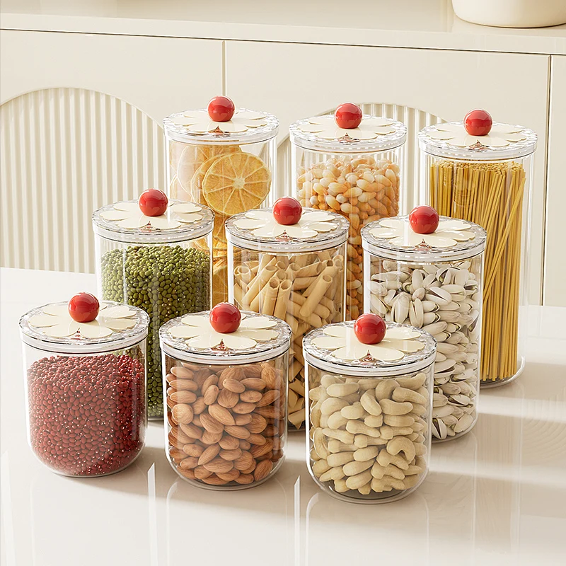 Водонепроницаемый Пластиковый Контейнер Для Хранения Продуктов Прочный Сухих