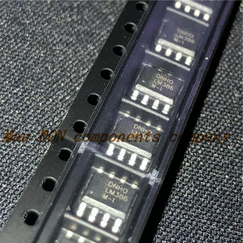 10 шт./лот LM386M-1 LM386M SOP8 SOP LM386 SMD низковольтный аудиоусилитель, новая оригинальная модель