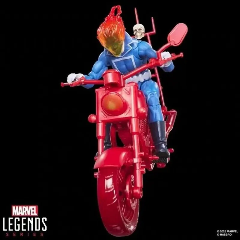 Фото В наличии: Коллекционная фигурка Ghost Rider из серии Marvel Legends от Hasbro, модель по мотивам аниме и фильмов, масштабная фигурка-гуманоид, подарок для любителей хобби №3
