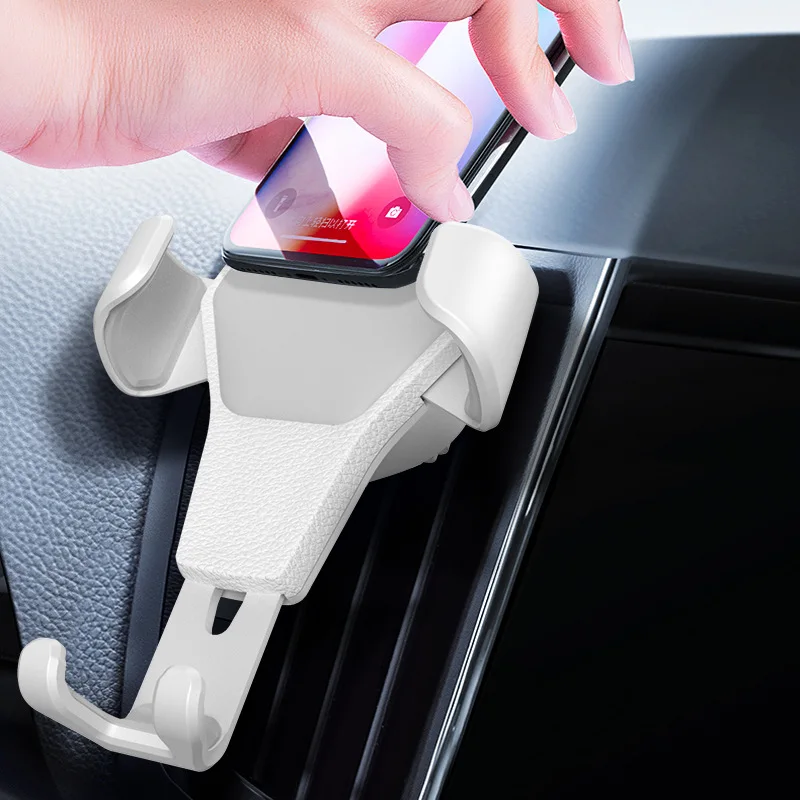 

Universal Gravity Auto Phone Holder Car Air Vent Clip Mount Mobile Phone Holder CellPhone Stand Support for IPhone for Samsung