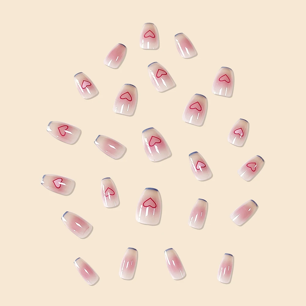 24 шт./набор пресс для ногтей в форме гроба