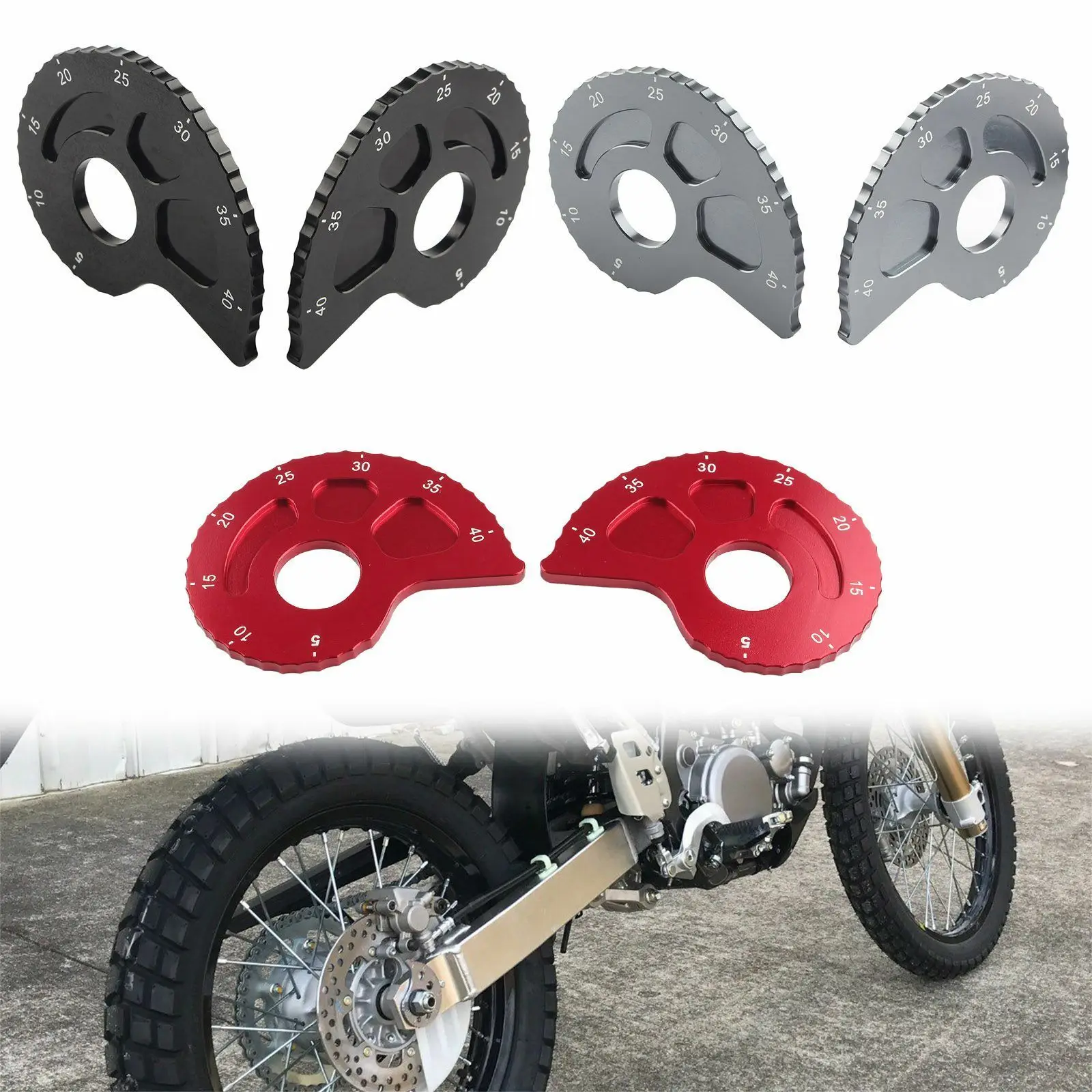 

CNC Chain Adjuster For SUZUKI DRZ400S DRZ 400E DRZ400 S/E 2000-2021 DR-Z 400S/E