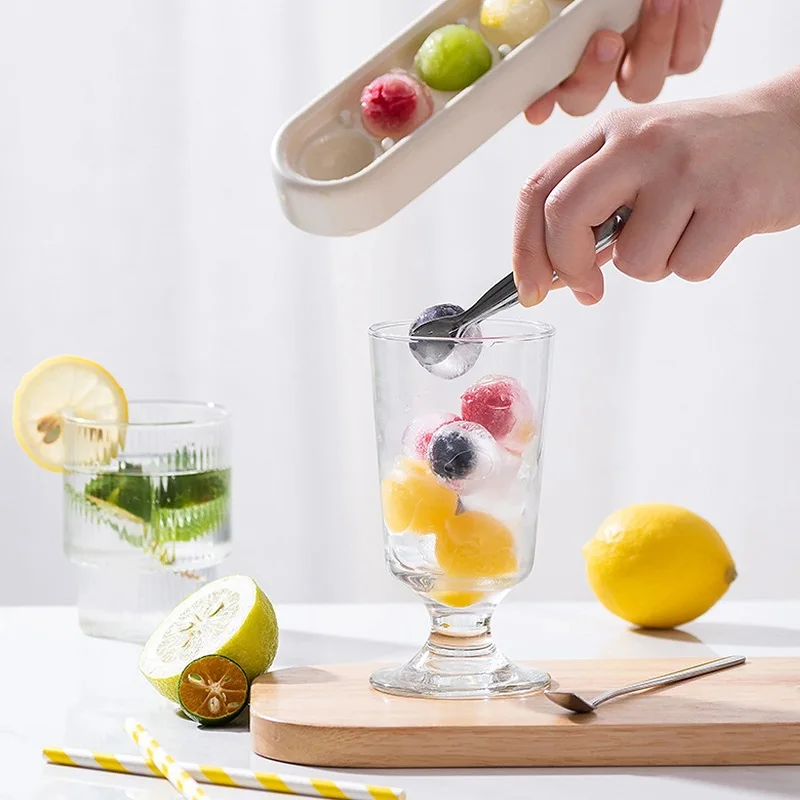 

Форма для льда, 2 шт., коробка из пищевого силикона для изготовления льда, «сделай сам», инструмент для мороженого, круглая форма для кубика льда, замороженная модель, Домашнее использование