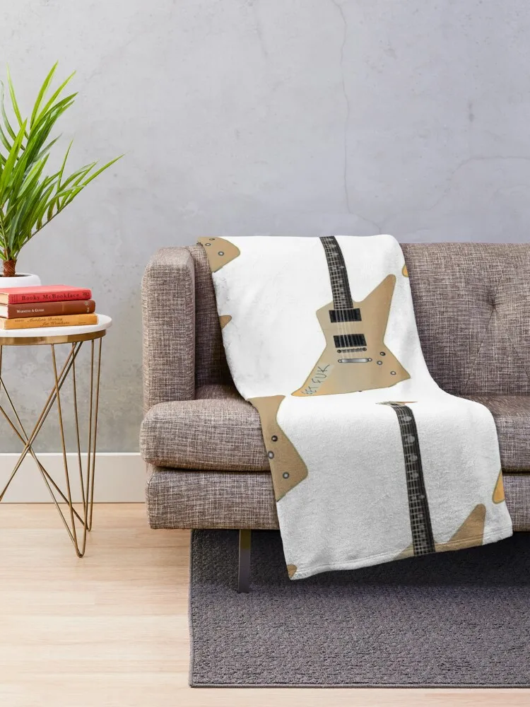 Одеяло EET FUK GUITAR персонализированный подарок декоративное одеяло для дивана