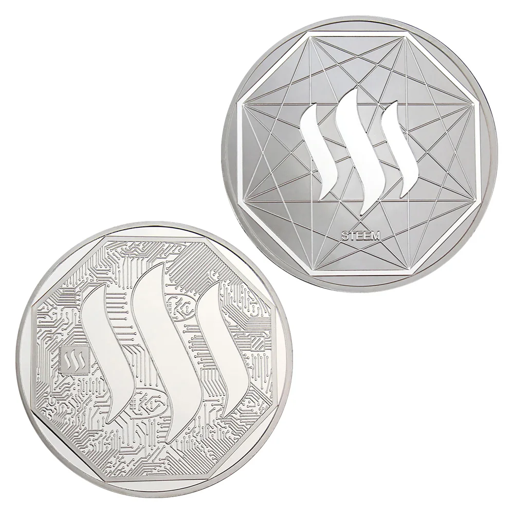 STEEM, физические криптовалюты, памятные коллекционеры, посеребренные с женской коллекцией криптовалют STEEM, физические криптовалюты, памятные коллекционеры, посеребренные с женской коллекцией криптовалют