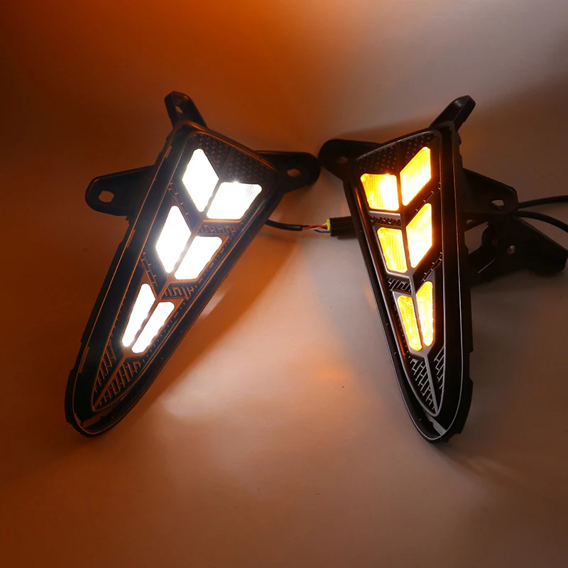 LED DRL для Toyota C-HR CHR 2016 2017 2018 2019 задний свет туманной фары бампера заднего хода фонарь тормозного света предупреждение на.