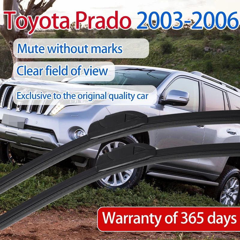 

ShangKeWen Car Boneless Windshield Wipers Blade For Toyota Prado Universal Noise Reduction Frameless Wipers Toyota Accessories