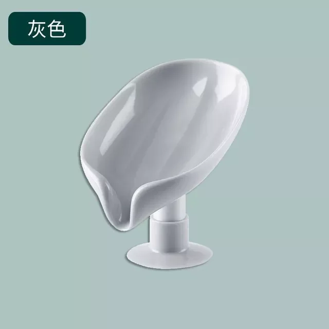 New in 2022 Shape Soap Box Drain Soap Holder Box Bathroom Shower Soap Holder sponge Storage Tray Creative Sucker Water-free Stor