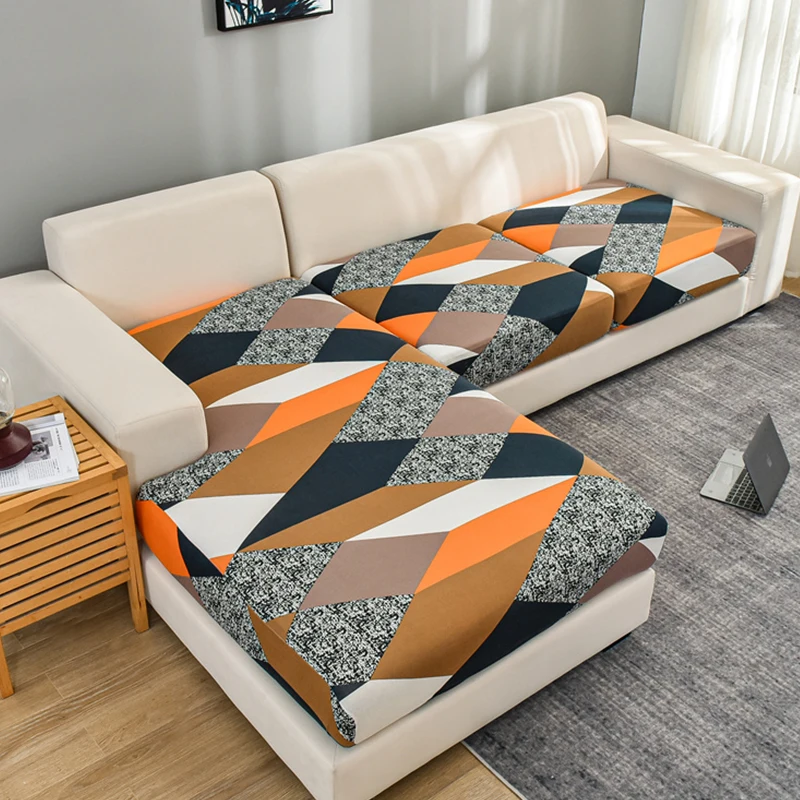 

Geometric Sofa Cushion Cover Elastic Sofa Seat Cover 1/2/3/4 Seater L-shaped Corner Sofa Cover Slipcover Chaise Longue Cover