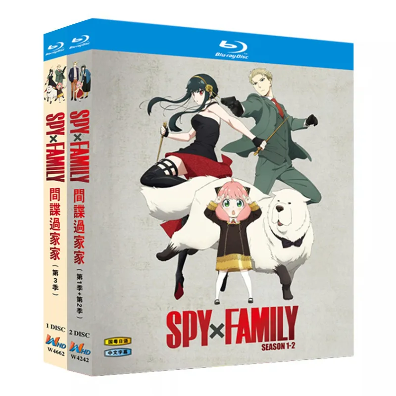 Фото Blu-ray Ultra HD Аниме Spy x Family Сезоны 1-3 BD Box Set №1