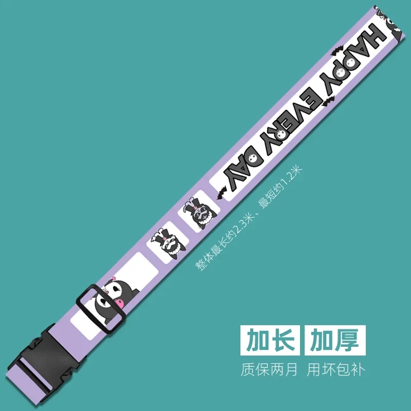 Sanrio Kuromi Cinnamoroll Mymelody мультяшный противокражный дорожный багажный ремень