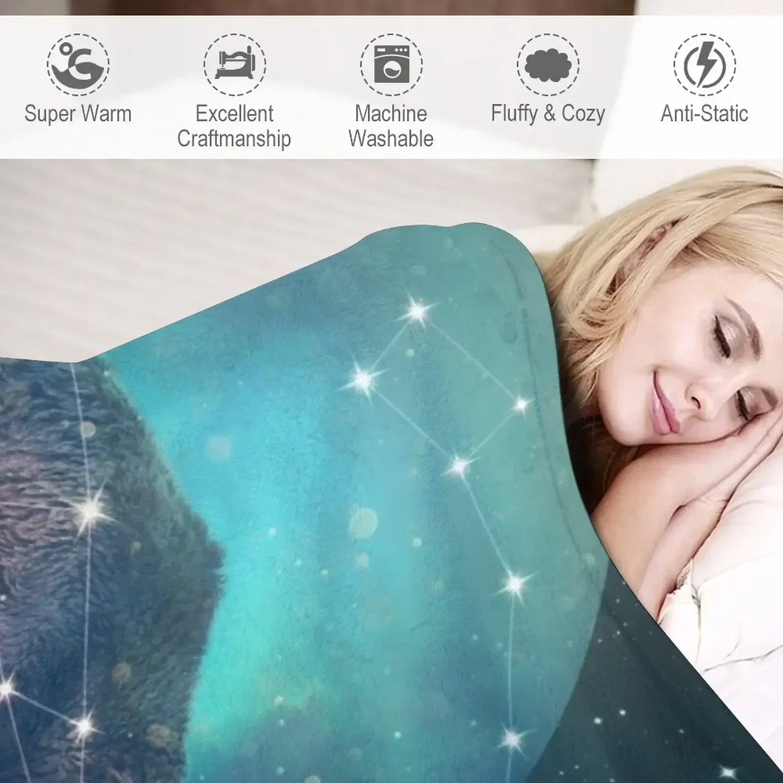 Под звездами | Одеяло Ursa Major Роскошные роскошные одеяла St