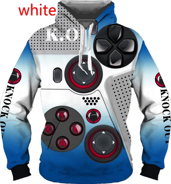 Men Women Funny Hoodie Fashion 3D Print Hooded Sweatshirt Game Print Hoodies