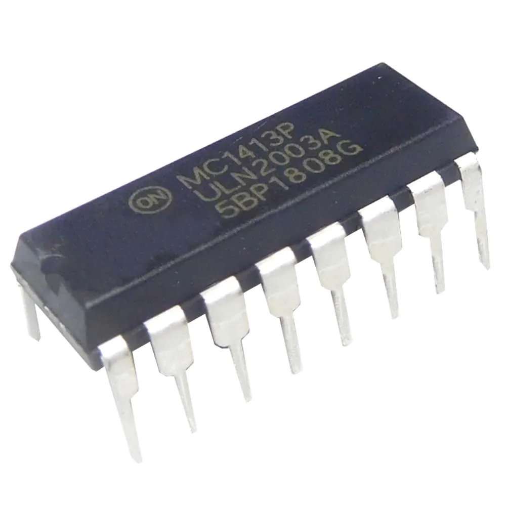 

1pcs MC1413P ULN2003A MOTOROLA 16 PIN DIP DARLINGTON TRANSITOR ARRAY