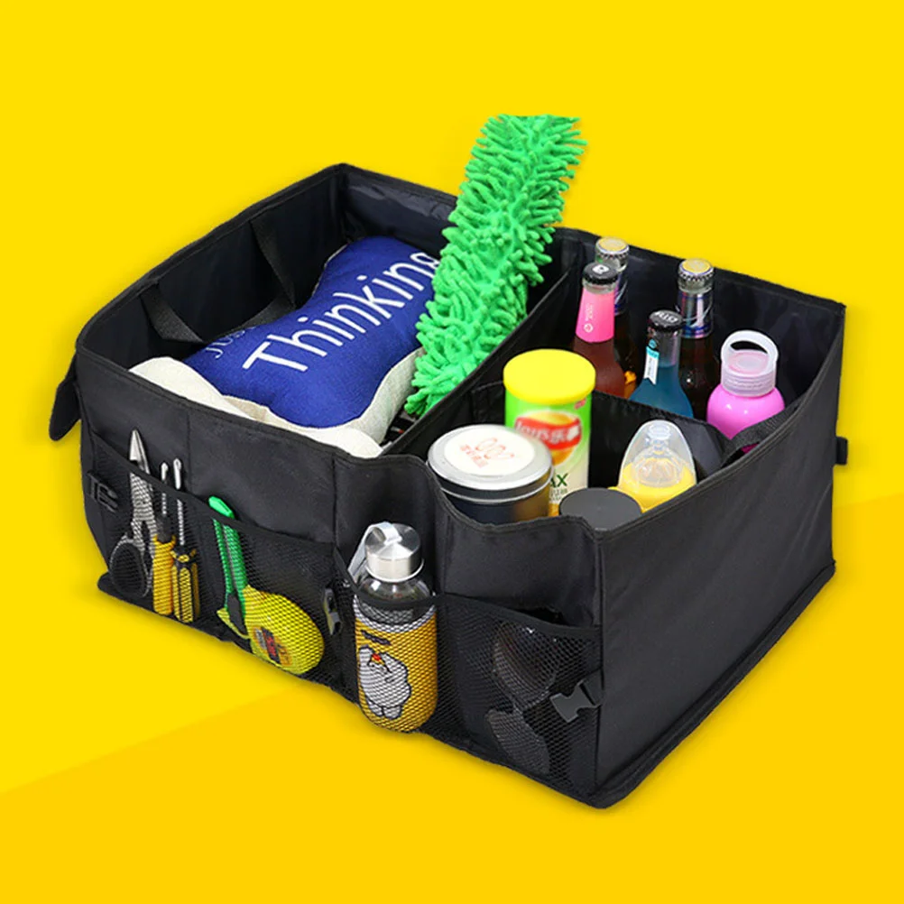

1 Pc Car Trunk Organizer Portable Oxford Cloth Trunk Storage Holder for SUV Car