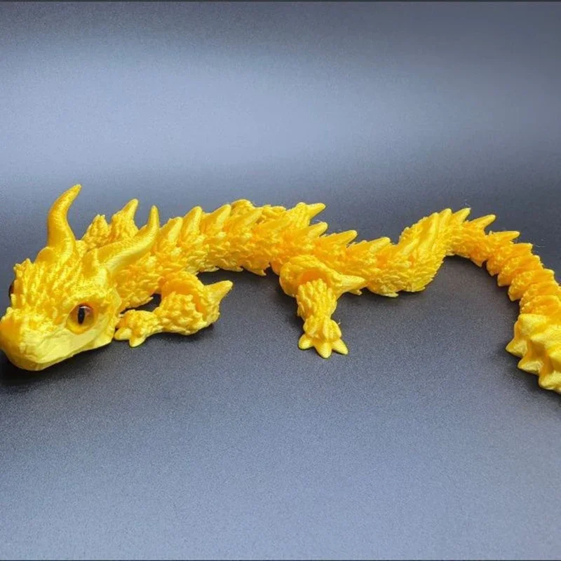 

3D-печатный пластиковый дракон 22 см