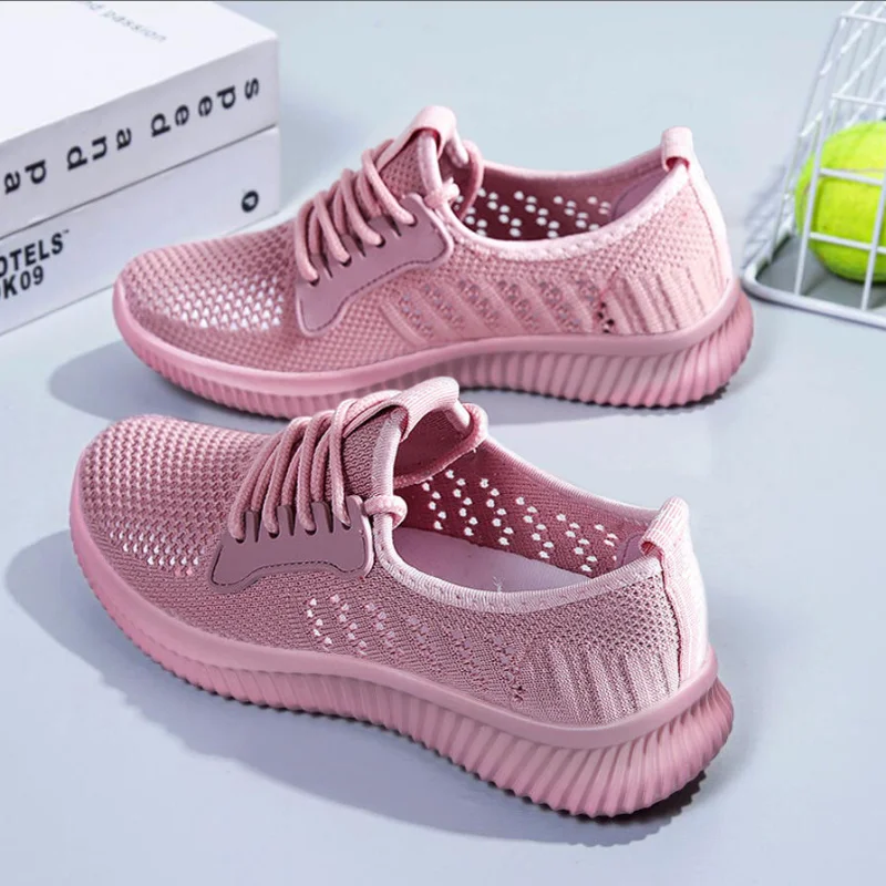 

Women's Shoes 2023 New Casual Slip-on Breathable Wear-Resistant Non-Slip Lazy Sneakers Light Comfortable Mesh Surface Lady Shoes