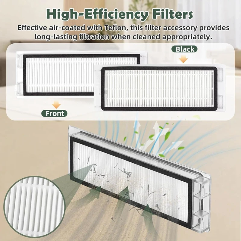 Для Roborock Q Revo робот-пылесос основная боковая щетка Hepa фильтр швабра тканевые