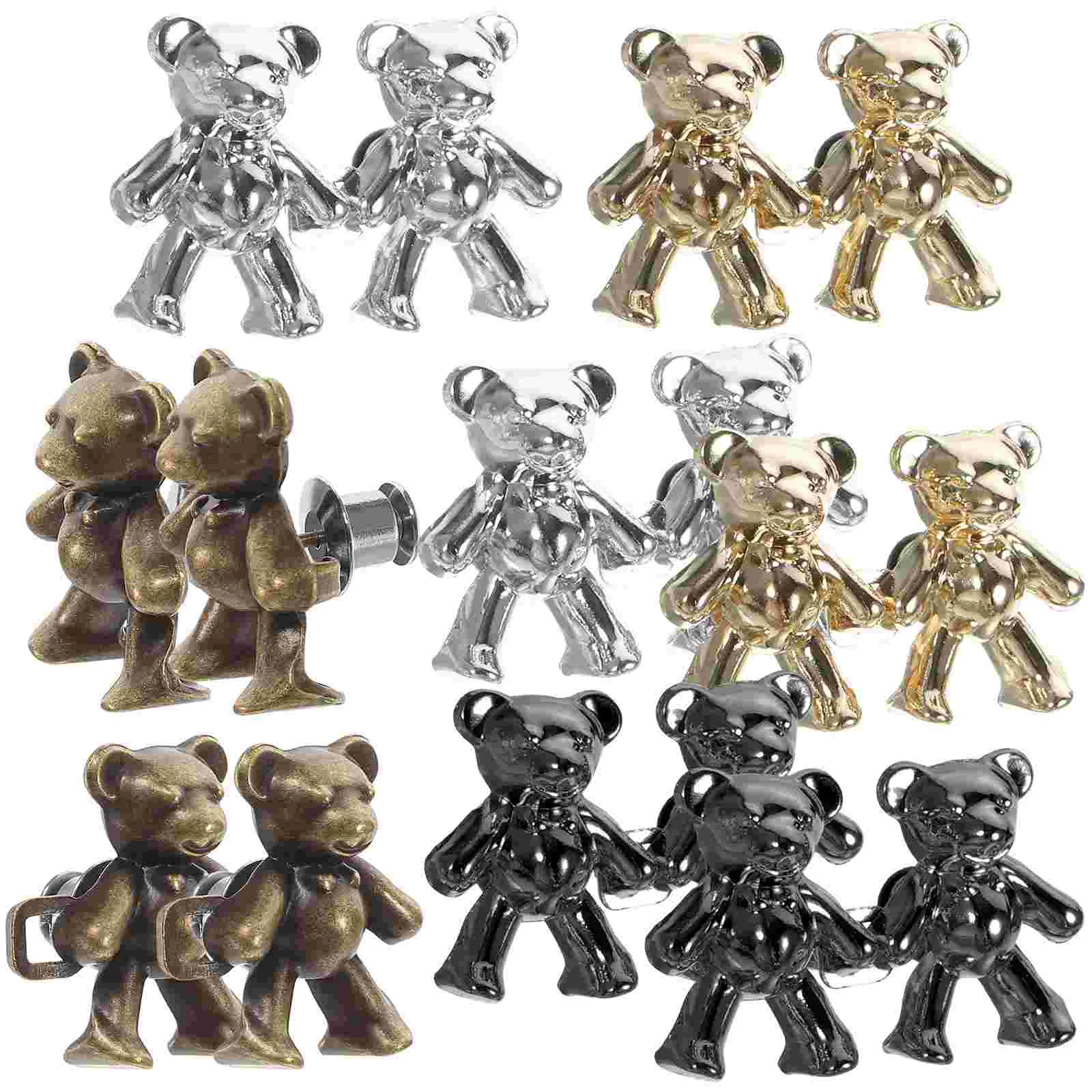 

8 Pairs Pants Buttons Jeans Button Tightener Adjustable Waist Buckles Waist Tightener